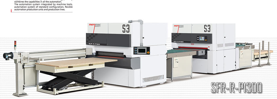  Máy nhám thùng đánh mặt trên và mặt dưới của ván 